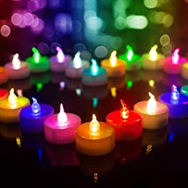 Colorful candles